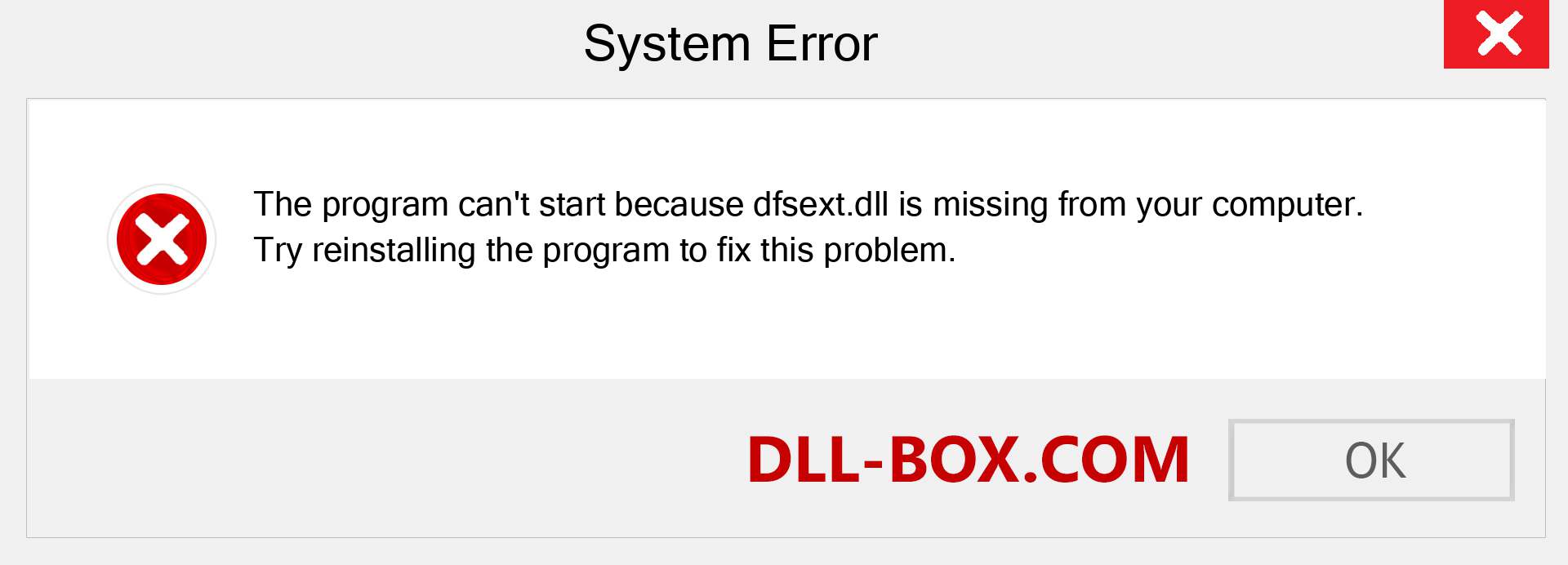  dfsext.dll file is missing?. Download for Windows 7, 8, 10 - Fix  dfsext dll Missing Error on Windows, photos, images